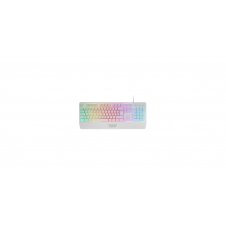 Mars Gaming MK124, Teclado Ergonómico H-Mech, Reposamuñecas Integrado, Iluminación FRGB Rainbow, Teclado Gaming Antighosting Avanzado, Teclado PC C