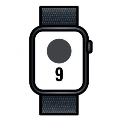 Apple Watch Series 9/ GPS/ Cellular/ 41mm/ Caja de Aluminio Medianoche/ Correa Deportiva Loop Medianoche