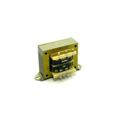 Transformador Alimentación Abierto 9V+9Vac 1Amp Entrada 230Vac