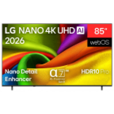 TV LG NANO 4K UHD AI 85NU8E0B3LA 85 4K UHD 60HZ SMART TV WebOS HDR10