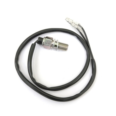 Tornillo sensor de freno hidráulico Tecnium M10 * 1,25 simple cable recto L:550mm CTO-157