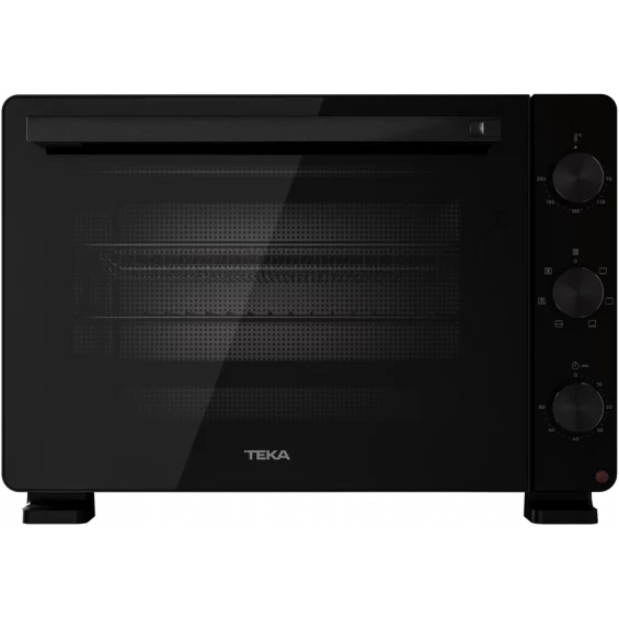Mini horno de sobremesa Teka FSO 466 AirFry, 46 L, convección, 6 funciones, 1800 W, Full Black
