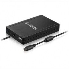 Cargador portatil automatico universal leotec 90w slim hub usb negro