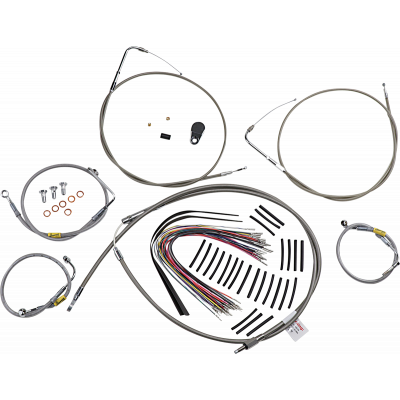 Kit mandos para motos Touring antiguas con manillares Bagger BURLY BRAND B30-1293