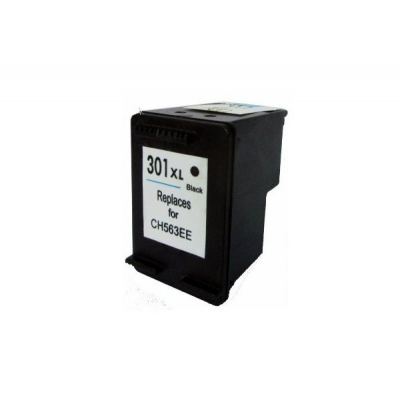 HP 301XL Negro Cartucho de Tinta Remanufacturado - Muestra Nivel de Tinta - Reemplaza CH563EE/CH561EE