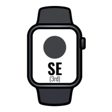 Apple Watch SE 3rd/ Gps/ Cellular/ 40mm/ Caja de Aluminio Medianoche/ Correa Deportiva Medianoche S/M