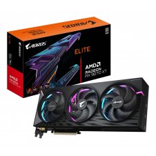 GIGABYTE AORUS Radeon RX 9070 XT ELITE 16G Tarjeta Gráfica - 16GB GDDR6, 256 bits, PCI-E 5.0, 3100 MHz Frecuencia Base, 2 x DisplayPort, 2 x HDMI, GV