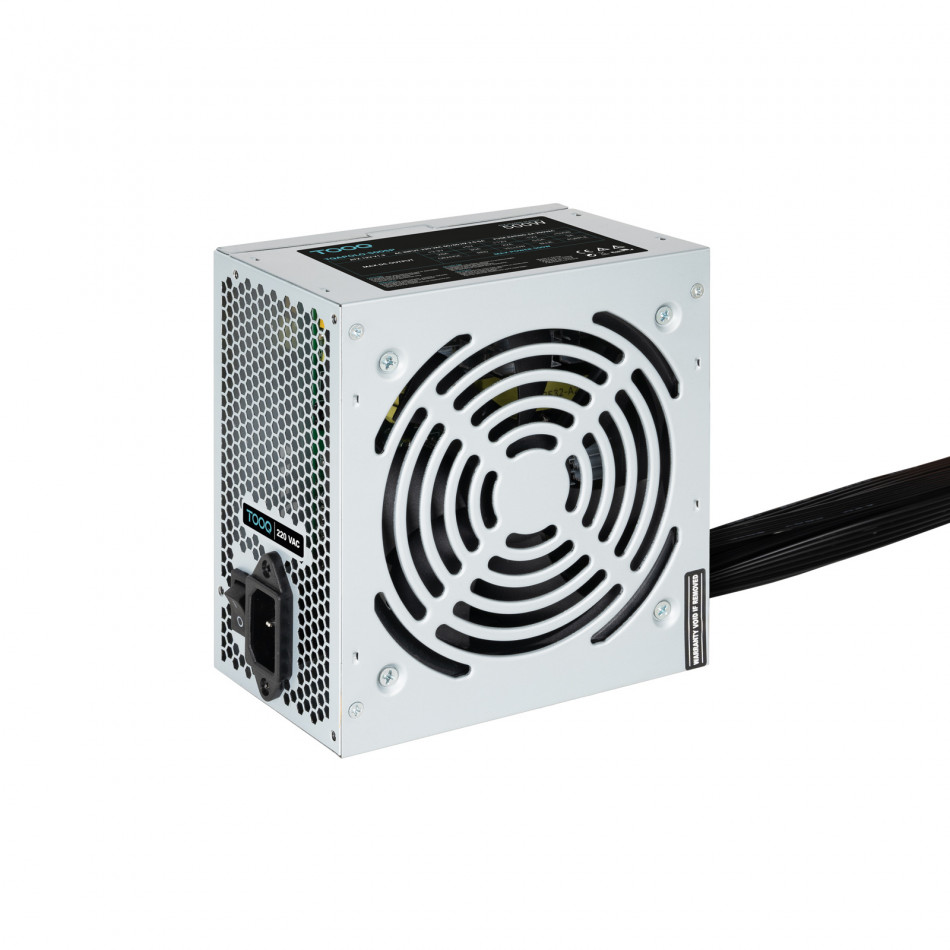 TooQ - TQAPOLO-500SP Fuente de Alimentación 500 W 20+4 pin ATX ATX Plata