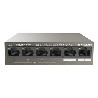 Switch ip - com g2206p - 4 - 63w 6 puertos