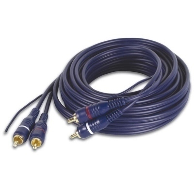 Cable RCA 2 Machos a 2 RCA Macho +REMOTE L.O. 5metros