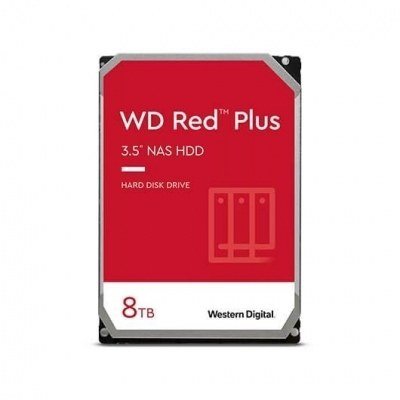 Disco duro interno hdd wd western digital nas red wd80efzz 8tb 8000gb 3.5pulgadas 5400rpm 128mb