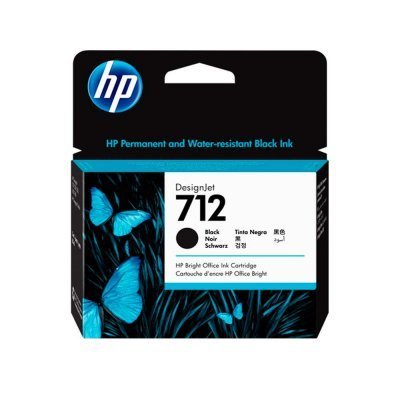 HP 712XL Negro Cartucho de Tinta Original - 3ED71A