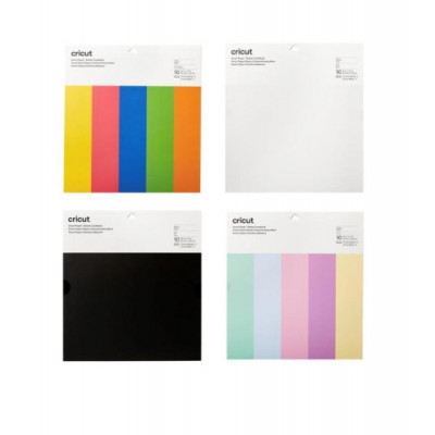 CRICUT SMART STICKER CARDSTOCK 33X33CM 10 SHEETS (WHITE)