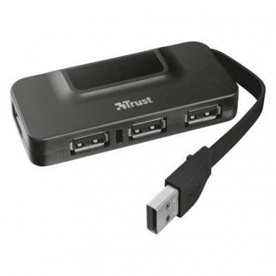 Hub USB 2.0 Trust Oila 20577/ 4 Puertos USB