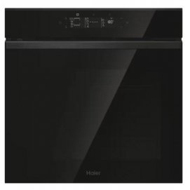 Horno multifunción Haier H6 ID65G3YTB, 60 x 60 cm, 78 litros, Pirolítico + Hidrolítico, 20 funciones, WiFi, Cavidad XXL, clase A++, negro