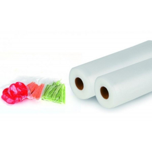 Set 2 rollos máquina de envasado Orbegozo Foil EV3300, 22 cm x 60 metros