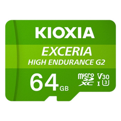 Tarjeta memoria micro sd kioxia 64gb exceria high endurance g2 uhs - i c10