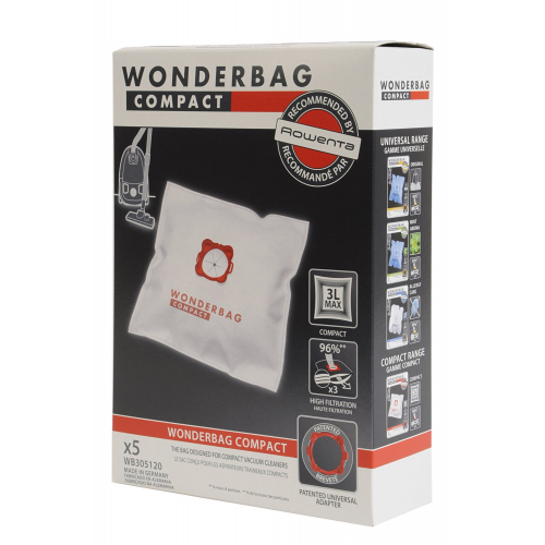 Bolsa Aspiradora Microfibra Wonderbag Compact (5 unidades)