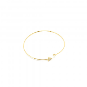 RÍGIDA CONEY pulsera #oro brillo 1 u