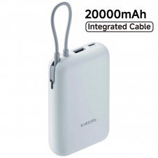 Xiaomi Powerbank 20.000 mAh 33W con Cable Integrado Ice Blue