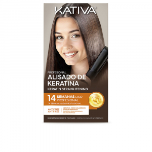 KATIVA PROFESIONAL ALISADO BRASILEÑO KERATINA ESTUCHE 4 pz
