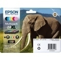 Epson T2438 (24XL) Pack de 6 Cartuchos de Tinta Originales - C13T24384011