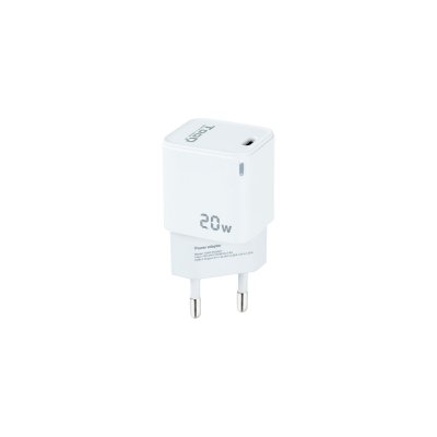 Cargador de Pared USB-C PD20W, Blanco