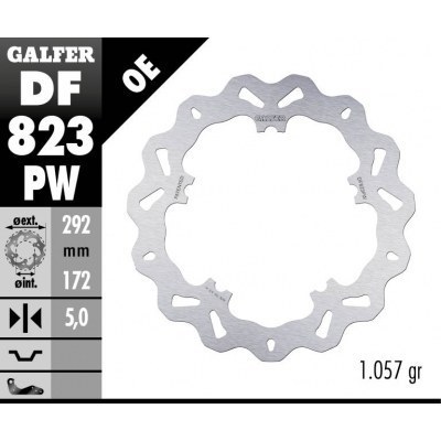 Disco de freno Wave® GALFER DF823PW