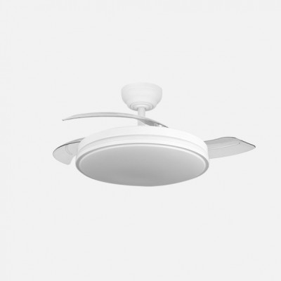 Ventilador Dc Relampago 60w Blanco 3asp.107d 6980 Lm 36x48/107cm 3col.remoto+memoria+temporizador+reg.intensidad