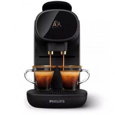 Cafetera philips l'or barista sublime piano noir boquilla doble - dep.0.8l - doble capsula