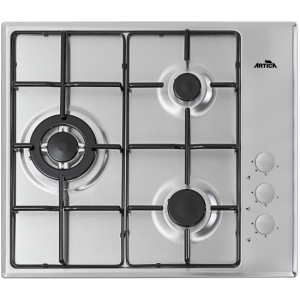 Placa de gas Artica AXG6030 3F 60cm GAS inox