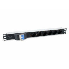 Equip unidad de distribución de energ?a (PDU) 6 salidas AC 1U Negro