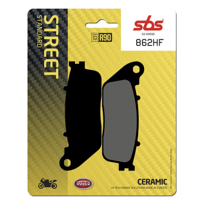 HF Street Ceramic Organic Brake Pads SBS 862HF