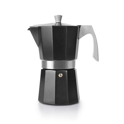 Evva Cafetera italiana Negro