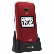 Telefono movil senior doro 2424 2.4pulgadas 16mb 8mb rojo t3mpx