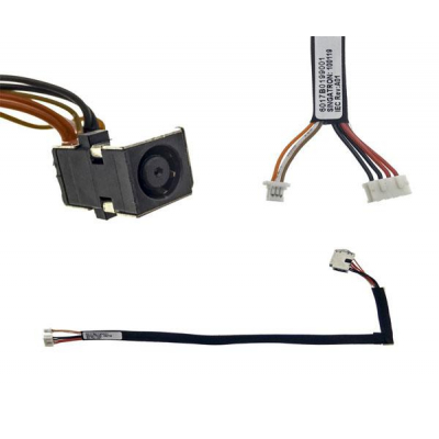 Dc-Jack compatible para portatil HP 4520/ 4520s/ 4710s/ 4415 28cm acodado