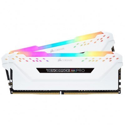 Memoria ram ddr4 32gb kit 2x16 corsair vengeance rgb pro - pc4 - 25600 - 3200mhz - c16 blanco