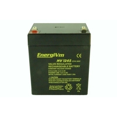 Bateria PLOMO 12V 4,5Ah AGM 90x70x107mm ENERGIVM