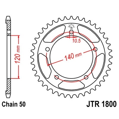 Corona JT SPROCKETS JTR1800.47