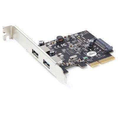 Tarjeta PCI Express de 2 Puertos USBA 10Gb/Puerto - Tarjeta PCI-E 3.0 x2 USB 3.2 Gen 2 (10Gbps) Tipo A - Win/Linux (PEXUSB312A3)