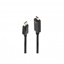 Lindy 36921 adaptador de cable de v?deo 1 m DisplayPort HDMI tipo A (Estándar) Negro
