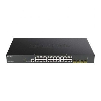 SWITCH SEMIGESTIONABLE D-LINK DGS-1250-28XMP/E 24P GIGA POE (370W) + 4P 10G SFP+