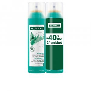 A LA ORTIGA champú seco seborregulador para cabello graso pack 2 x 150 ml