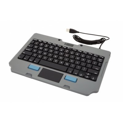 7160-1449-04 teclado para móvil Negro, Gris USB QWERTY Español