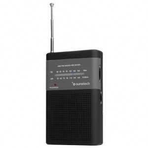 Radio Portátil Sunstech RPS42BLISBK, negra