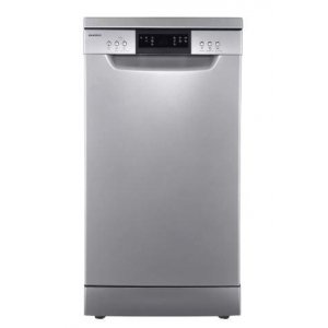 Lavavajillas Infiniton DIW-43SP, 45 cm, 9 servicios, clase E, 53 kWh año, 49dB, 7 programas, inox