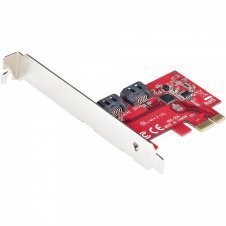 StarTech.com Tarjeta PCIe SATA - Tarjeta PCI Express Controladora de 2 Puertos SATA de 6Gbps - de Perfil Completo o Bajo - Tarjeta Adaptadora PCI Expr