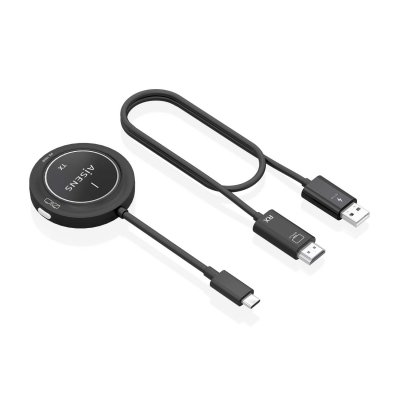 Adaptador/Transmisor de vídeo inalámbrico USB Tipo-C - HDMI Aisens ASWL-H2KC30M004-BK/ 100W