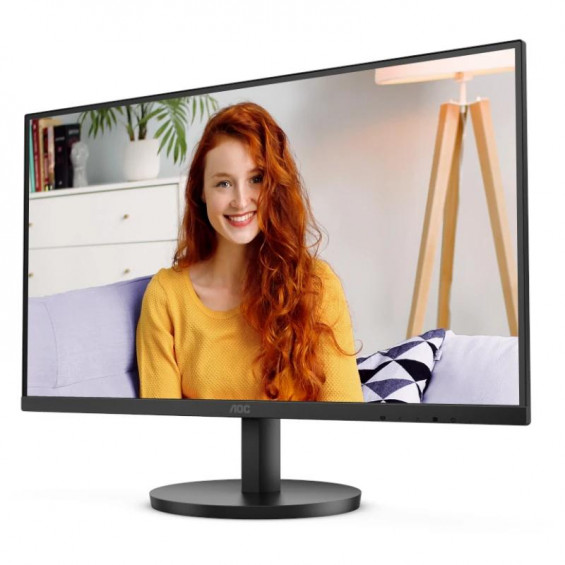 Monitor AOC U27B3A, 27 pulgadas, 4K UHD (3840×2160), IPS, 60 Hz, 4 ms GtG, HDR 10, altavoces, HDMI, DisplayPort, clase F, negro - imagen 2
