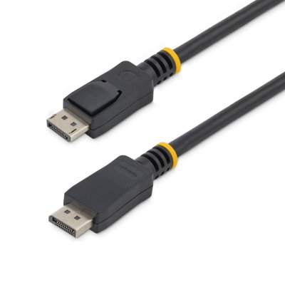 Cable de 5m DisplayPort 1.2 - Cable DisplayPort 4K x 2K Ultra HD Certificado por VESA - Cable DP a DP para Monitor - con Conectores DP con Pestillo